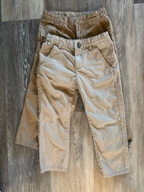 H&M Kids Tan Khaki Cotton Pants